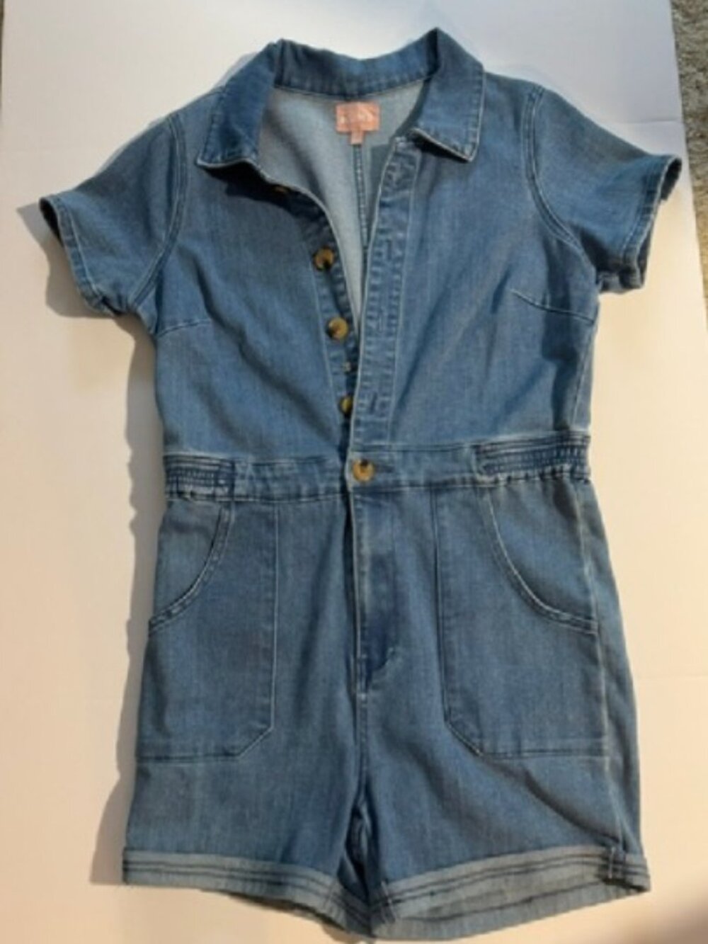 Show Me Your Mumu Denim Romper — Size L 👖